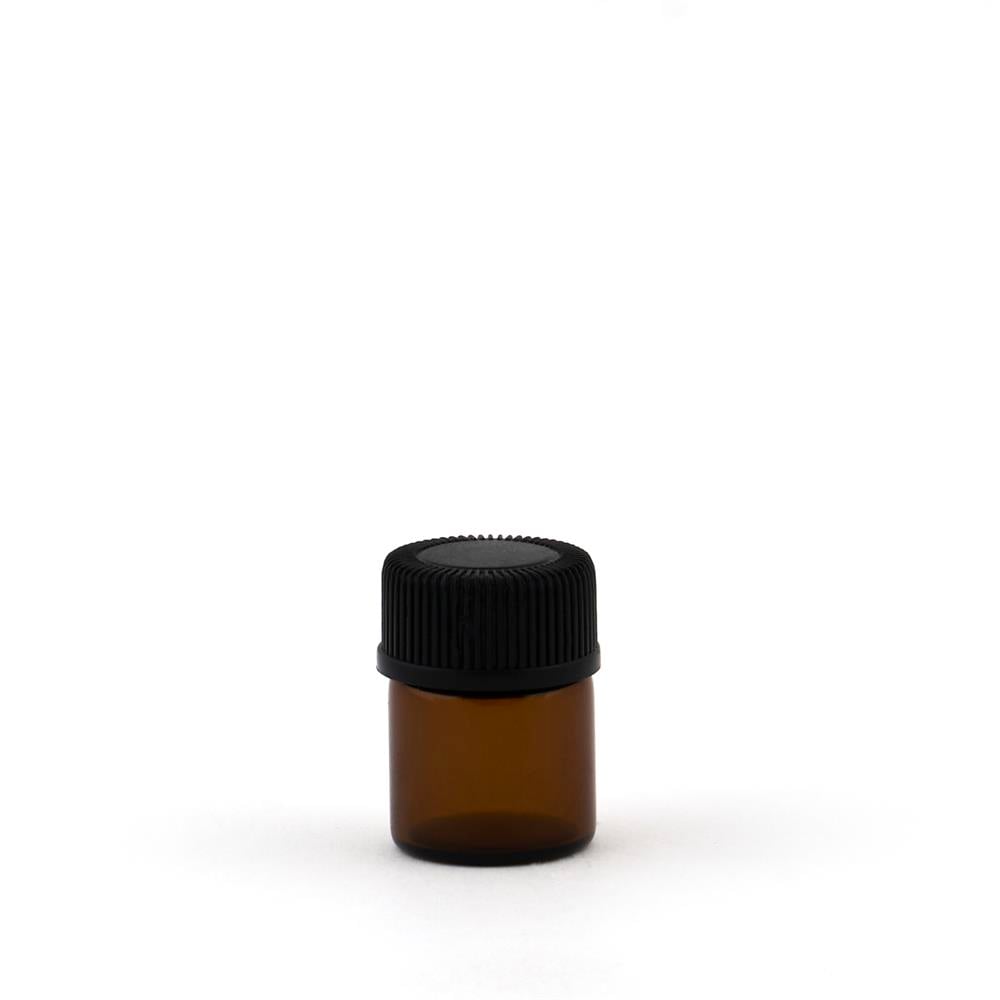 Amber İçten Tıpalı Şişe - 1 ml