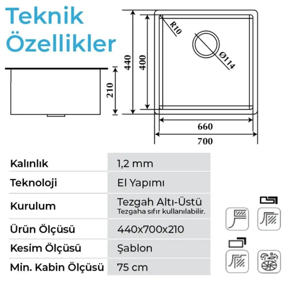 Crauf Stella Bakır Evye 530.2424.4470.24