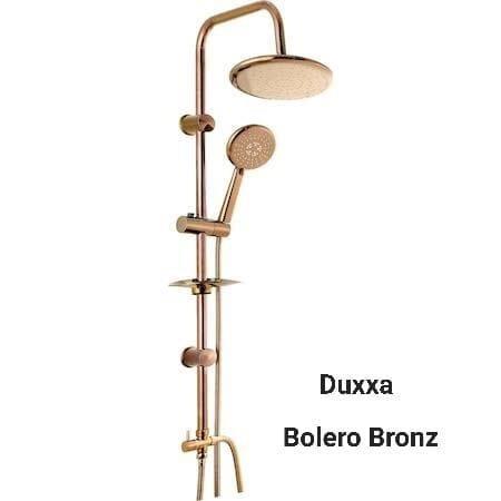 Duxxa D.165.4.B Bolero 400 Bronz Tepe Duş Seti