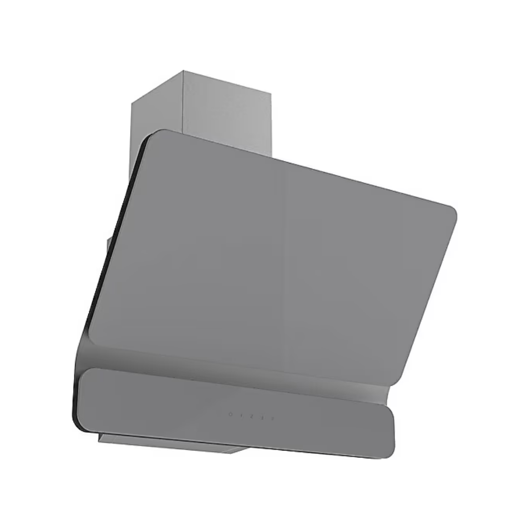 Ferre D082 Çift Camlı Dokunmatik Gri Davlumbaz 60cm