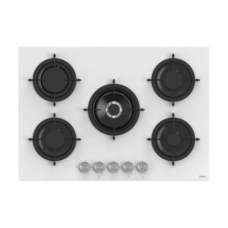 Ferre RS036 Beyaz Ankastre 75 cm Ocak