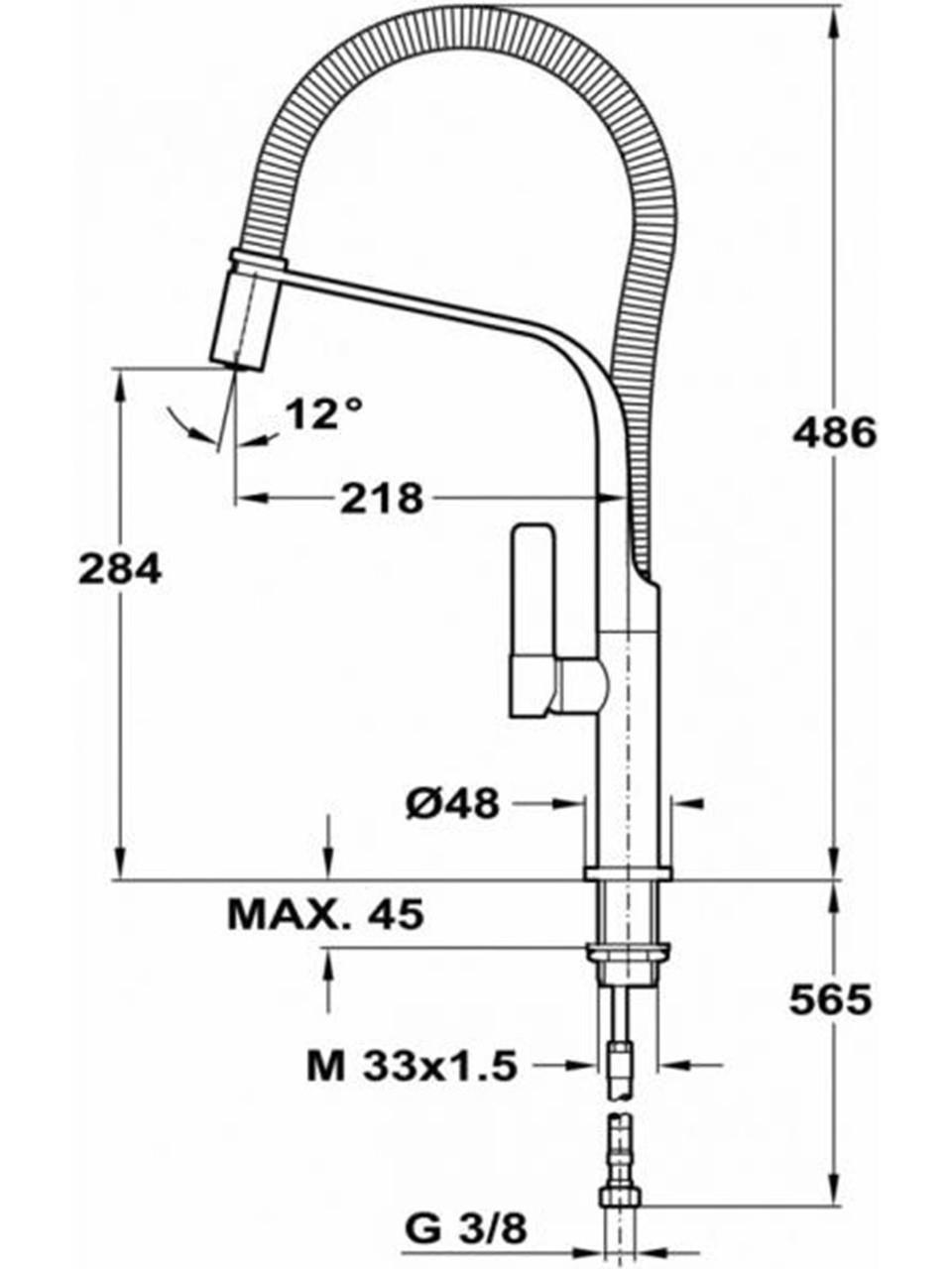 Teka FO 997 Krom Siyah Batarya 62997020FN