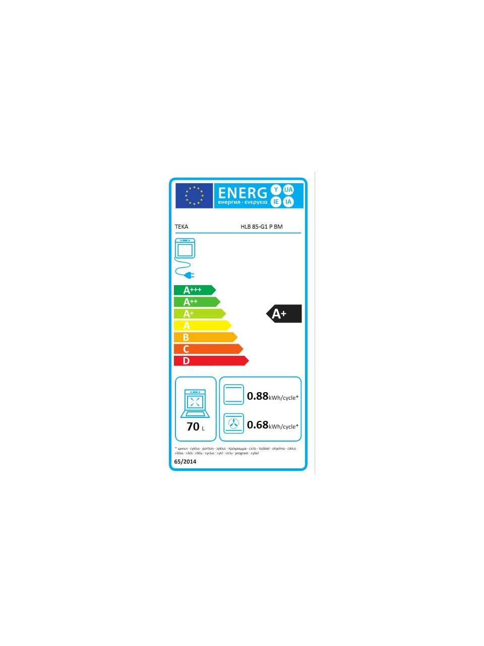 Teka HLB 85-G1 P BM MaestroPizza Siyah Ankastre Fırın 111000057