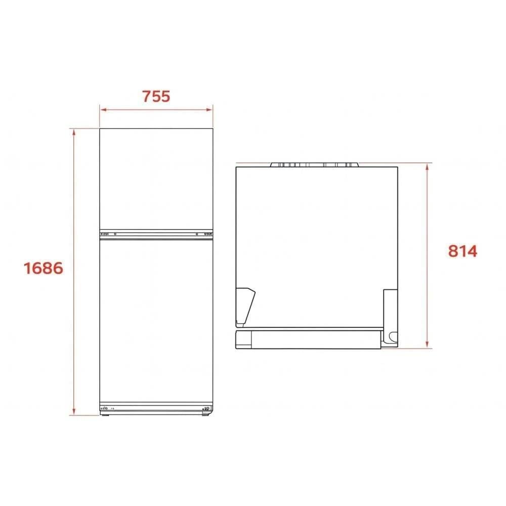 Teka RTF 54760 SS Inox Çift Kapılı No Frost Buzdolabı