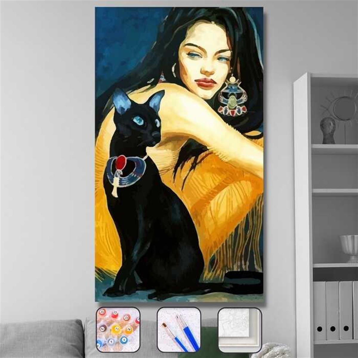 Sayılarla Boyama Seti Bastet Ve Mısır Prensesi
