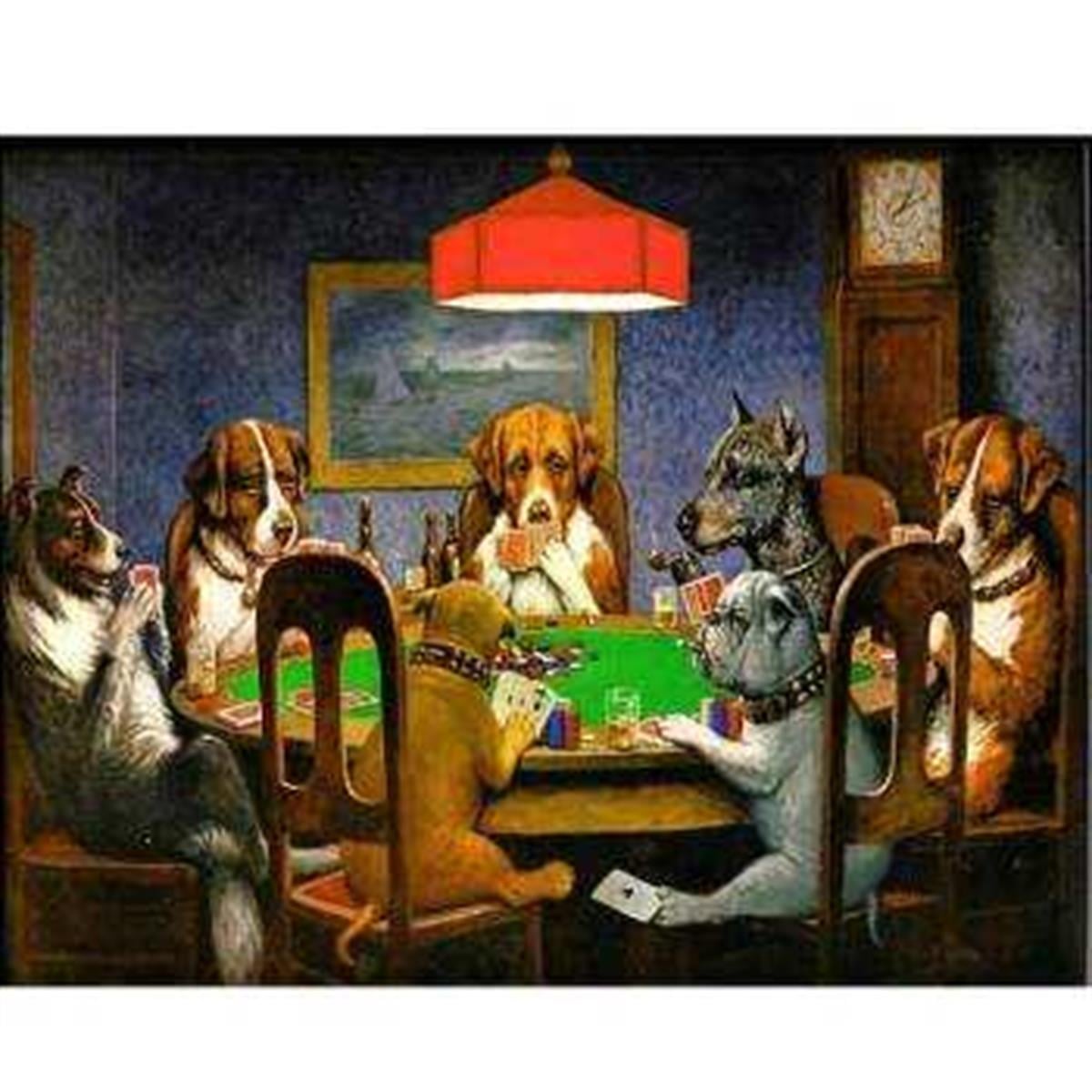 Sayılarla Boyama Seti Dog Poker