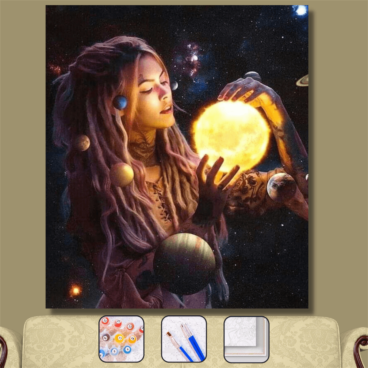 Sayılarla Boyama Seti Evrene Bakışım