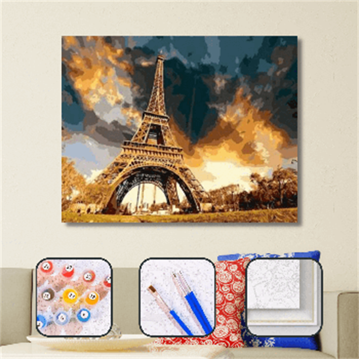 Sayılarla Boyama Seti Eyfel Kulesi