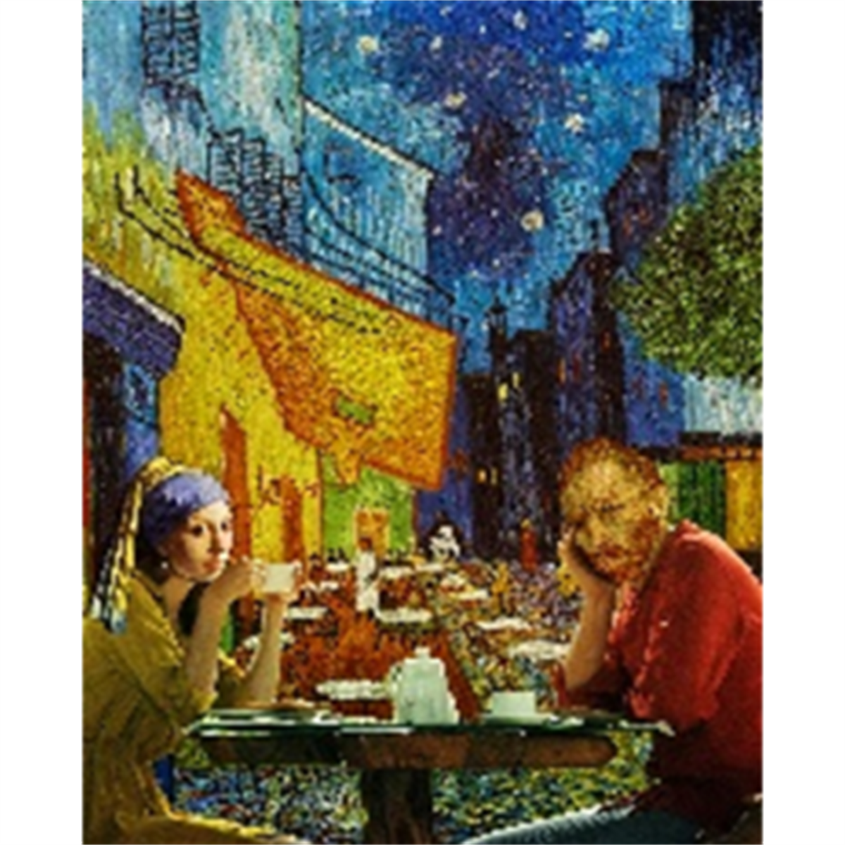 Sayılarla Boyama Seti İnci Küpeli Kız Ve Van Gogh