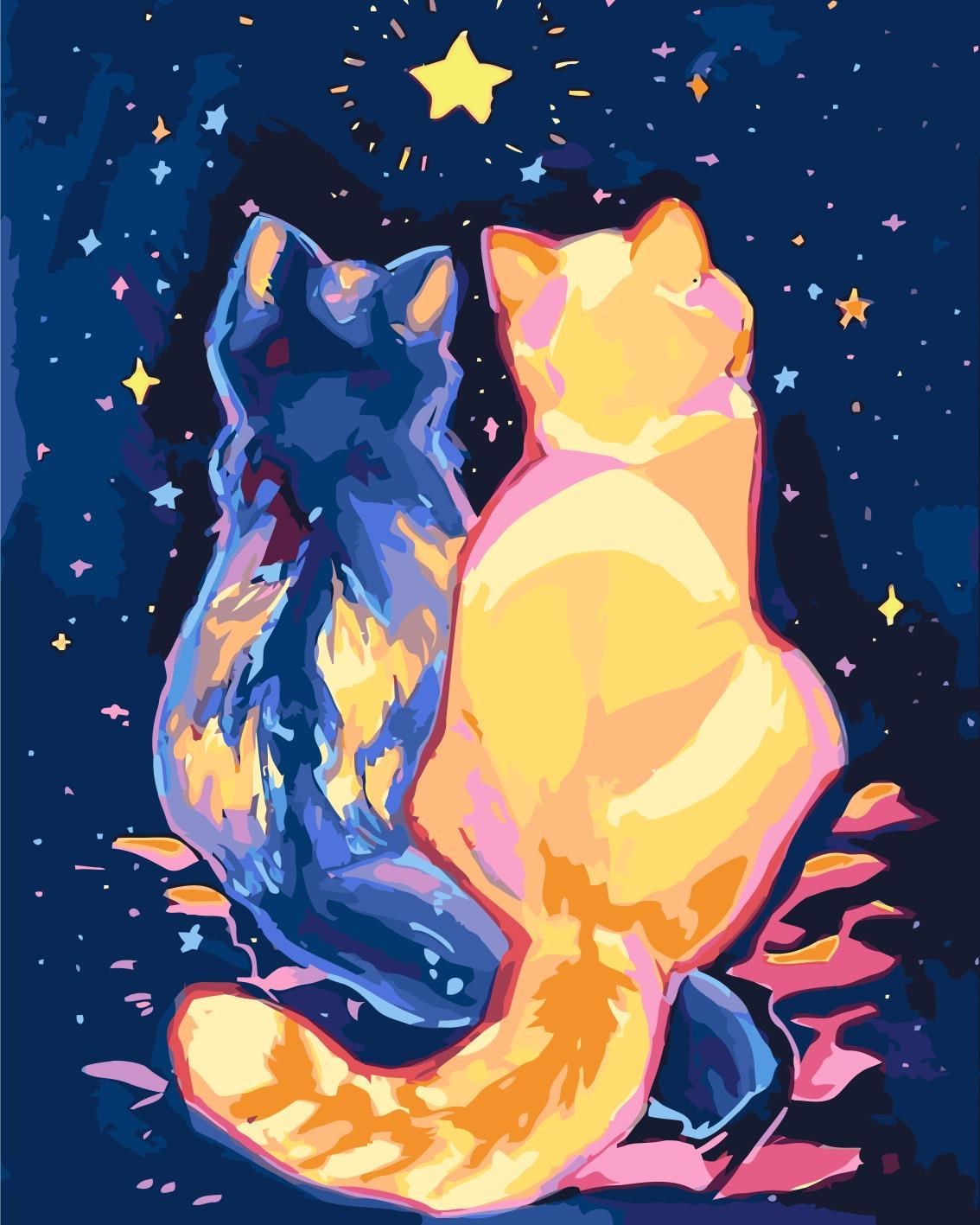 Sayılarla Boyama Seti Kedilerin Dileği