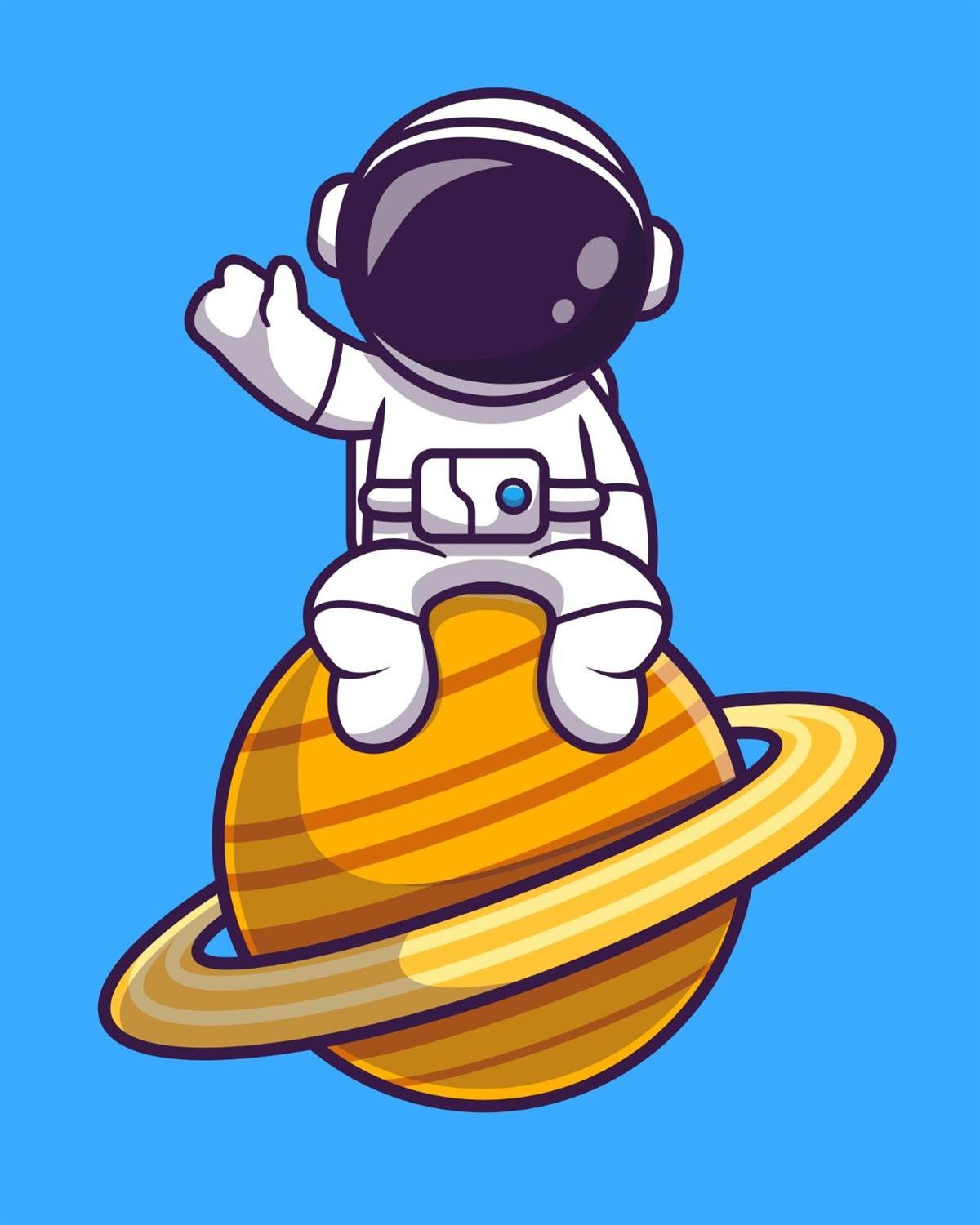 Sayılarla Boyama Seti Küçük Astronot 3