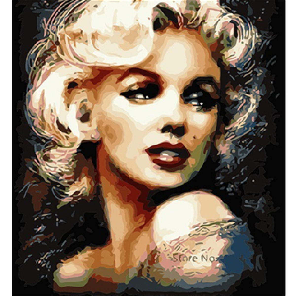 Sayılarla Boyama Seti Marilyn Monroe