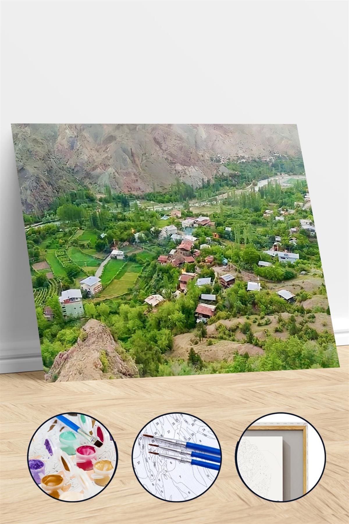 Sayılarla Boyama Seti Memleketten Bir Kare