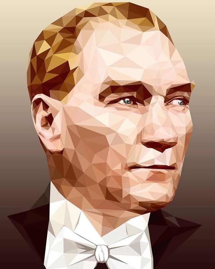 Sayılarla Boyama Seti Mozaik Atatürk