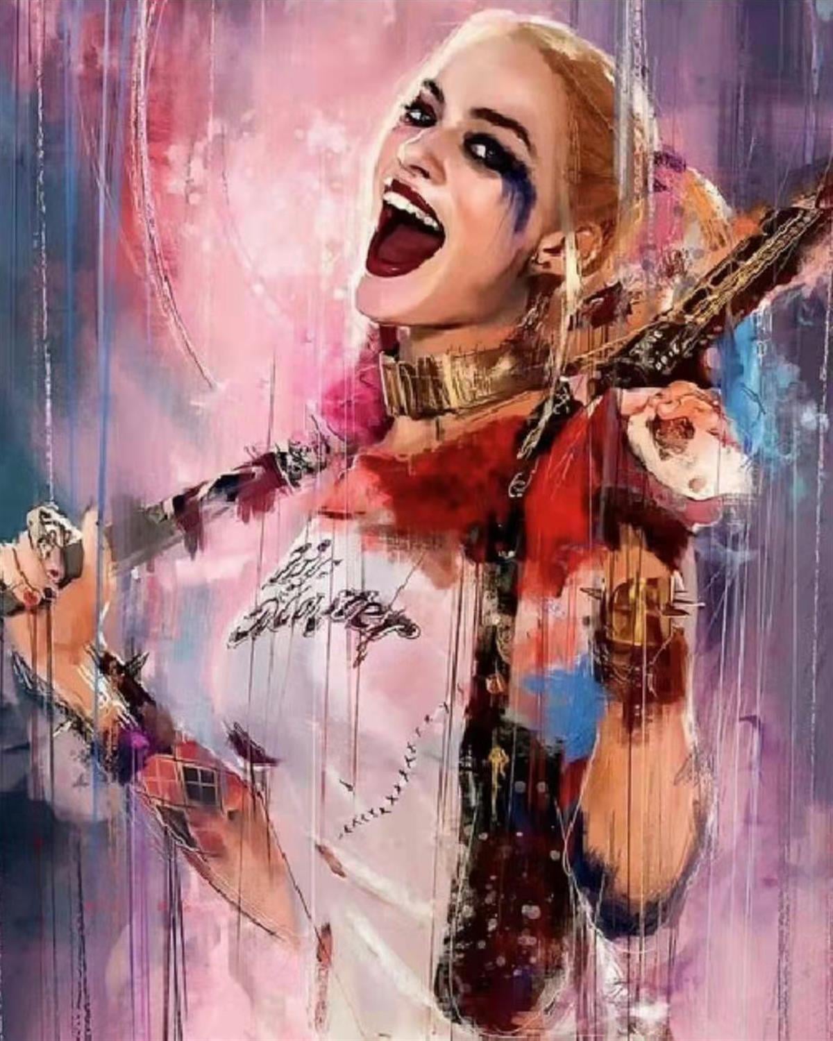 Sayılarla Boyama Seti Neşeli Harley Quinn