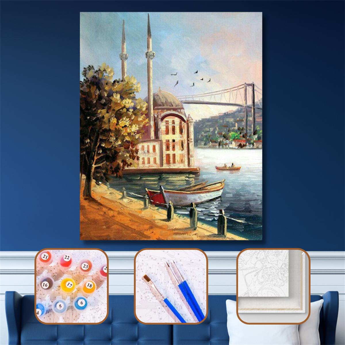 Sayılarla Boyama Seti Ortaköy'de Nostalji