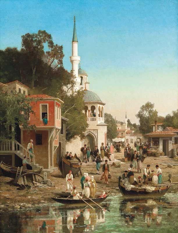Sayılarla Boyama Seti Osmanlıda Balık Pazarı