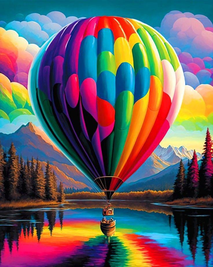 Sayılarla Boyama Seti Renkli Balon