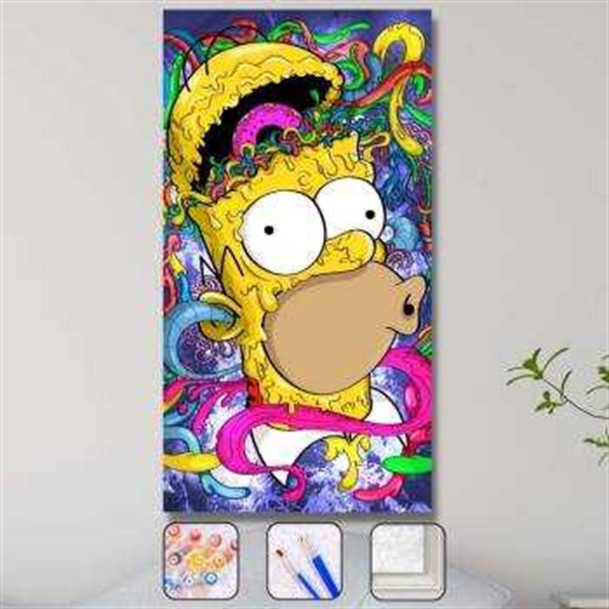 Sayılarla Boyama Seti RENKLİ SİMPSON