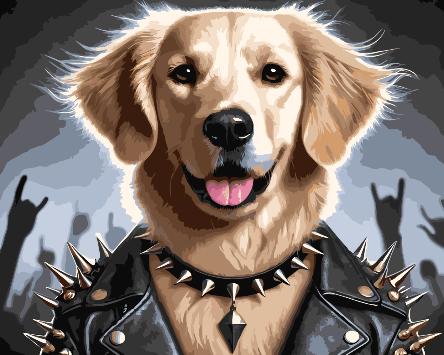 Sayılarla Boyama Seti Rock Seven Köpek