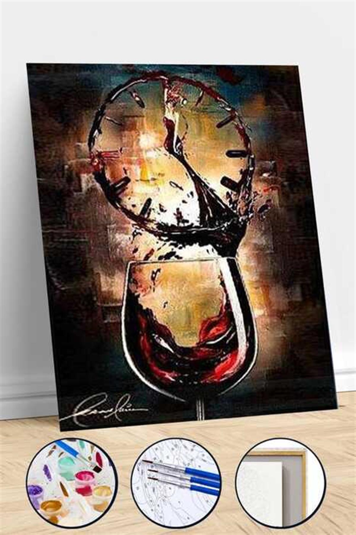 Sayılarla Boyama Seti Şarap ve Zaman