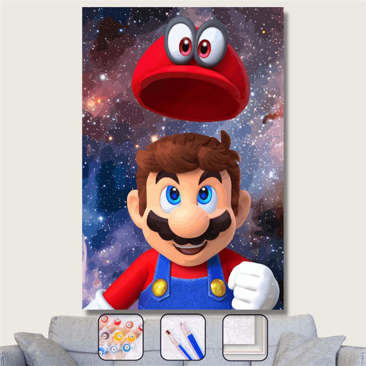 Sayılarla Boyama Seti Super Mario
