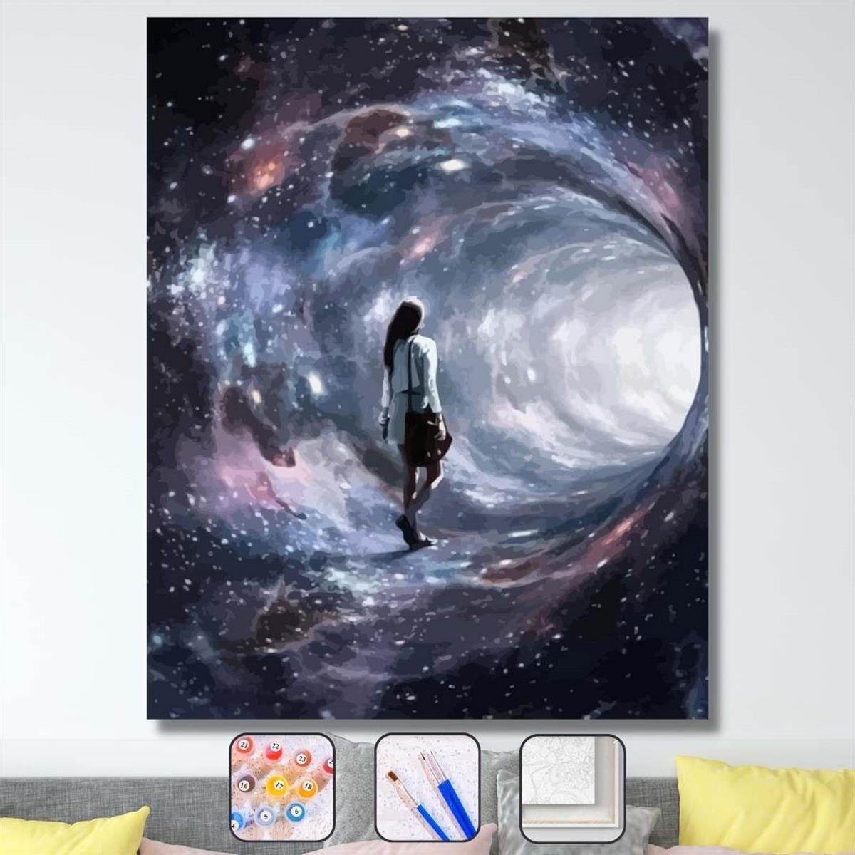 Sayılarla Boyama Seti UZAYDA YOLCULUK ZAMANI