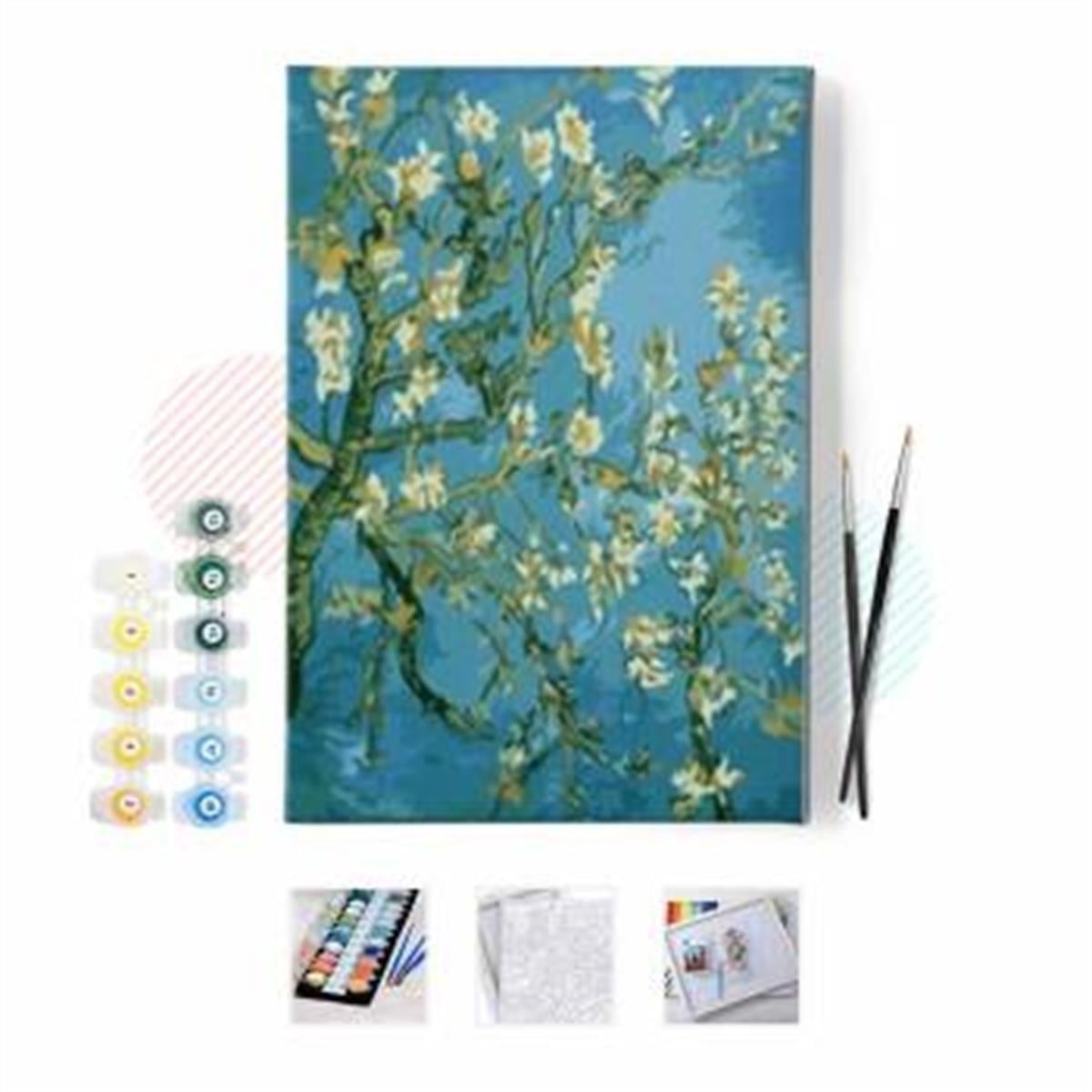 Sayılarla Boyama Seti Van Gogh Badem Ağacı 60x75cm