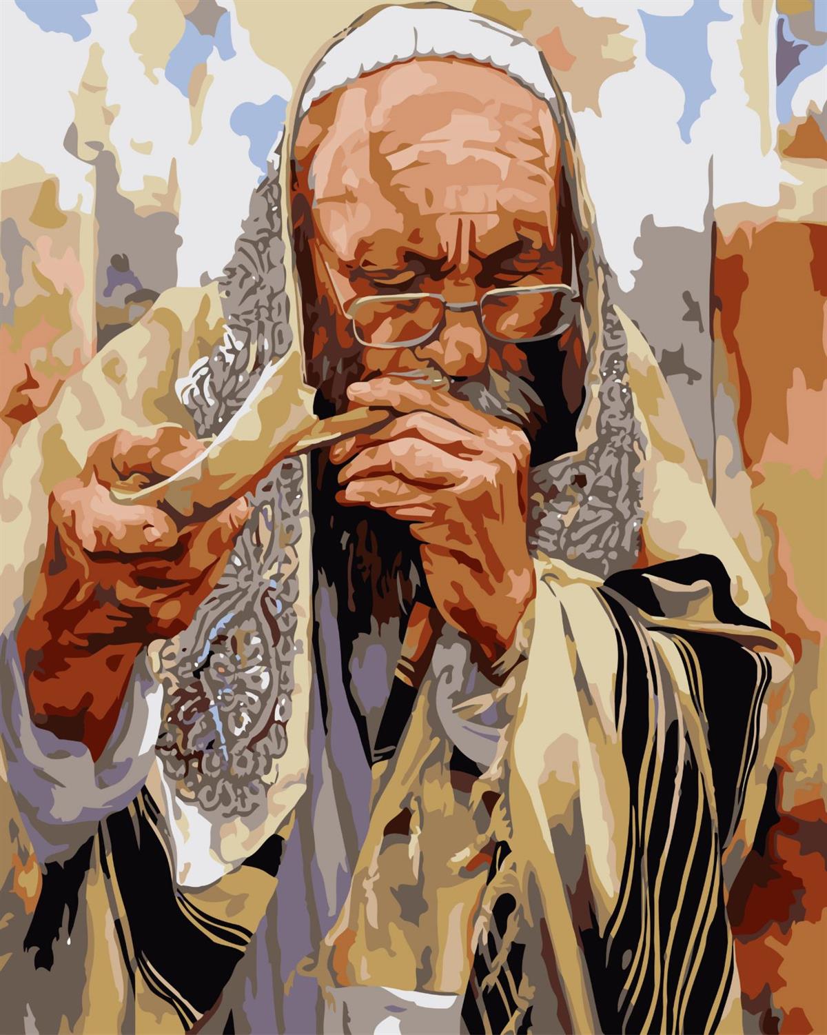 Sayılarla Boyama Seti Yaşlı Adam