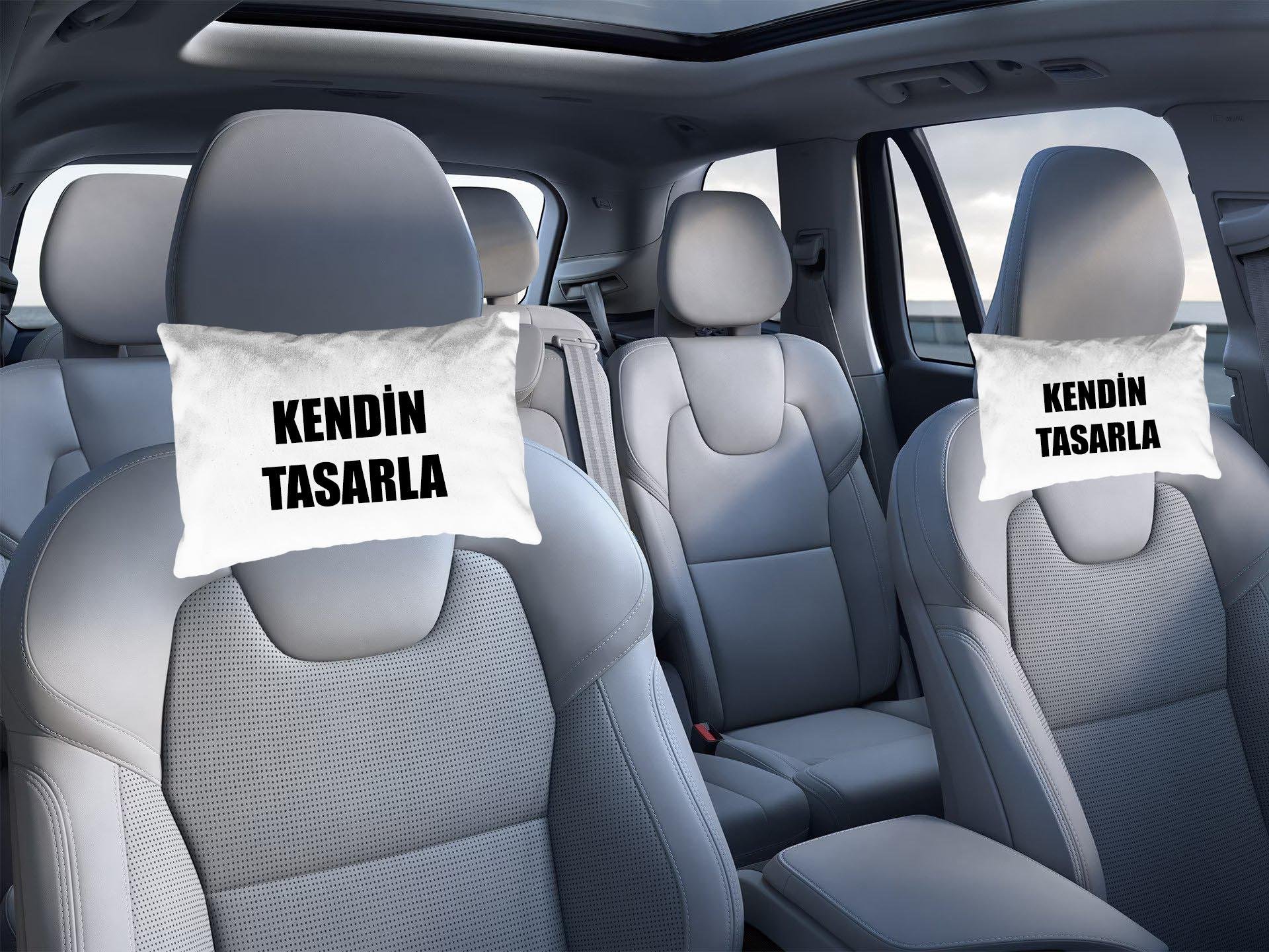 Kendin Tasarla Araç Boyun Yastığı Oto Seyahat Minderi