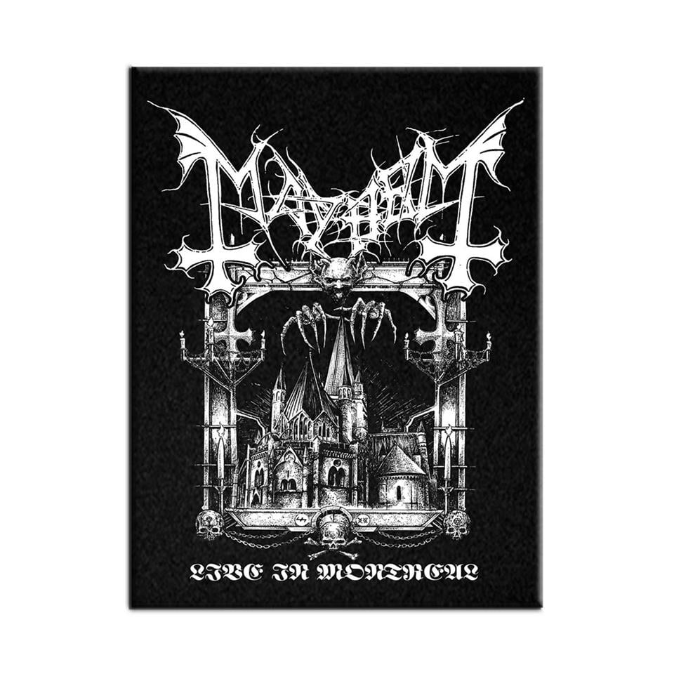 Mayhem Live In Montreal Albüm Arma Sırt Peç Back Patch Yama