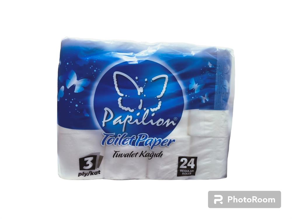 TUVALET KAĞIDI PAPİLİON  3 KATLI 48'Lİ 2 PAKET