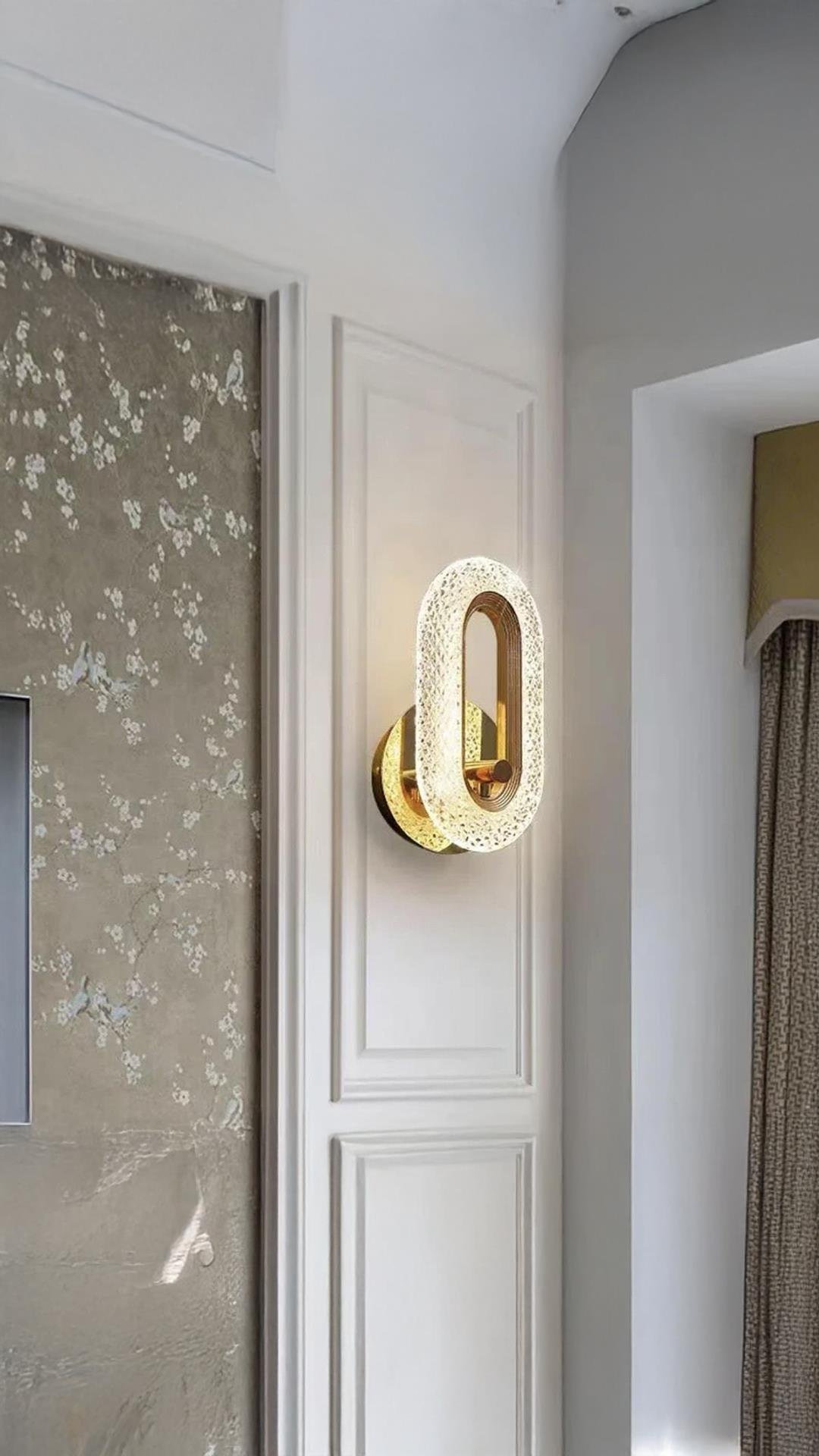Collection Elegance Kademeli 3 Renk Luxury Tasarım Modern Duvar Led Aplik Gold Sarı