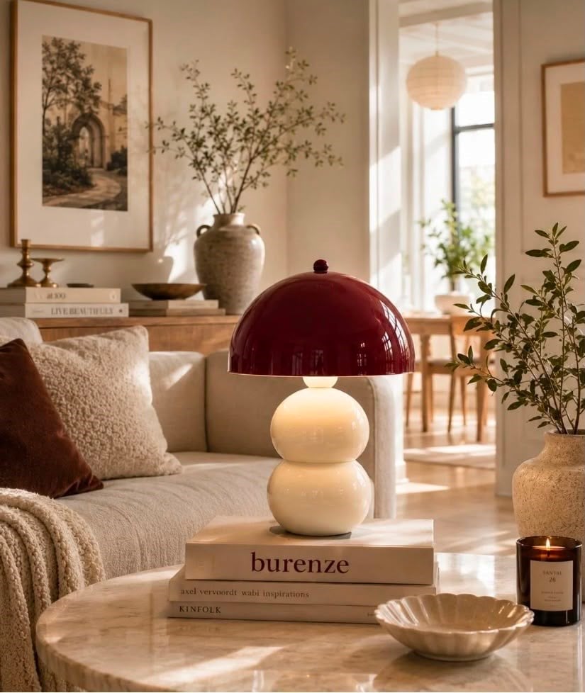 Hamilton Bordo Başlıklı Krem Toplu Masa Lambası Pinterest Model Renkli Abajur Beyaz Kablolu