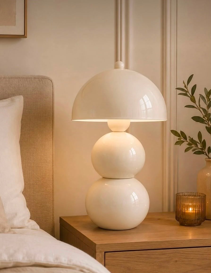 Hamilton Krem Başlıklı Krem Toplu Masa Lambası Pinterest Model Renkli Abajur Beyaz Kablolu