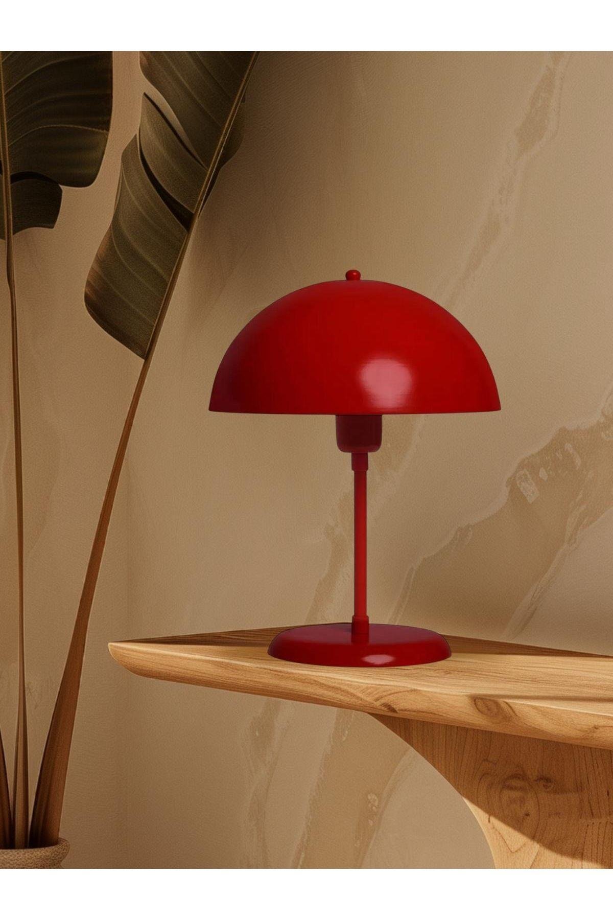 Modern Abajur Monte Masa Lambası Metal Gövde E-27 Duy Şık Görsellik Katar