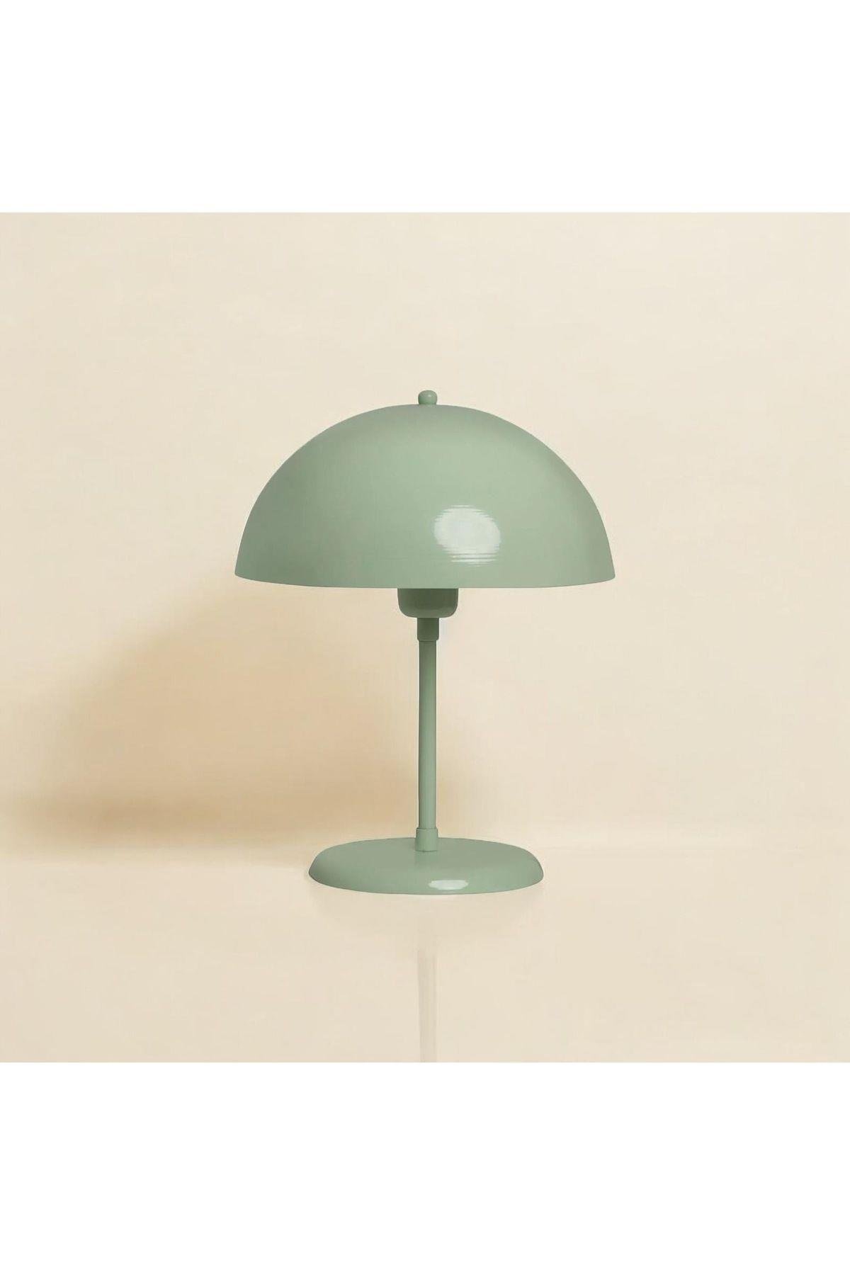 Modern Abajur Monte Masa Lambası Metal Gövde E-27 Duy Şık Görsellik Katar