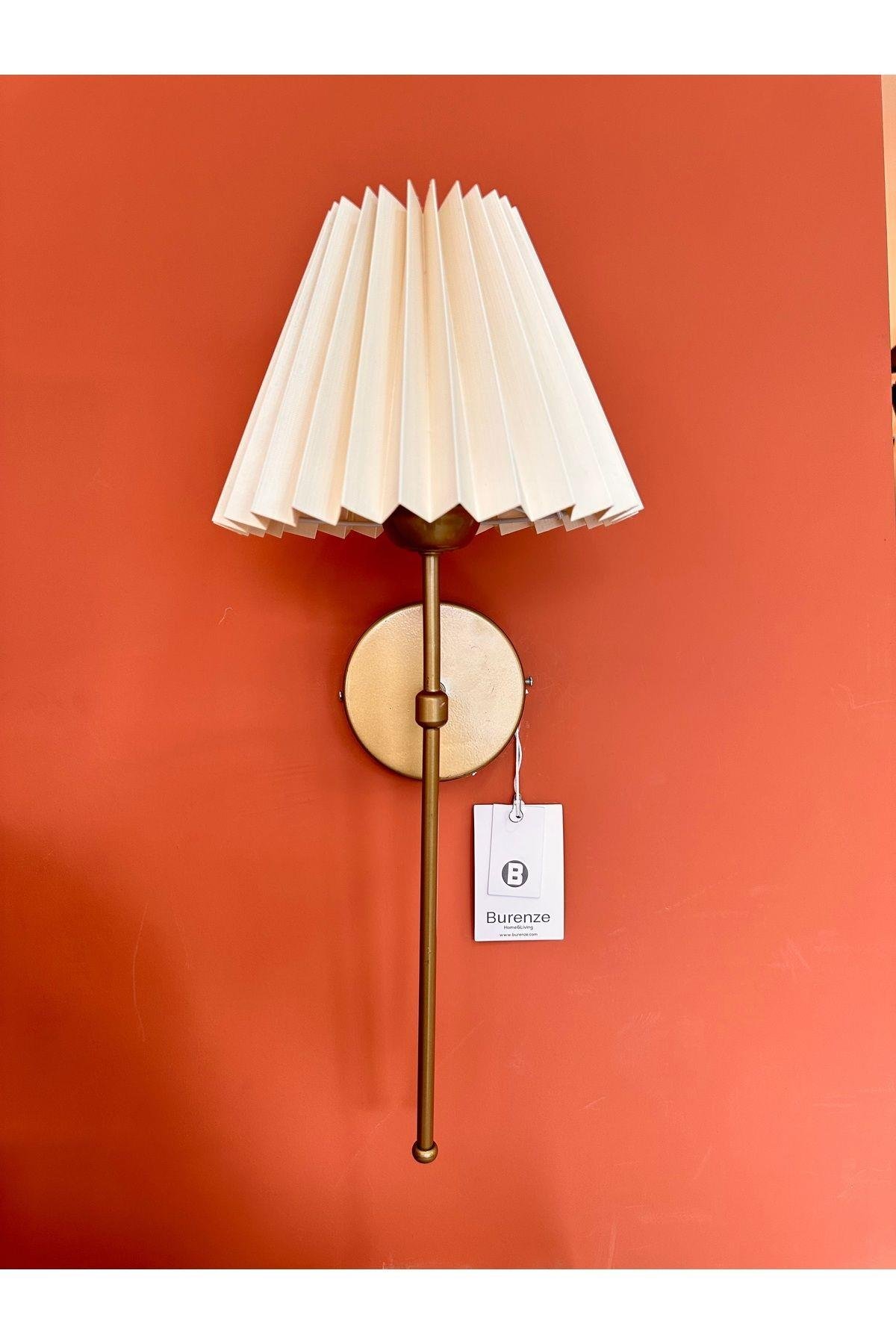 Modern Duvar Aplik Umbrella Pilli Aplik Eskitme Gold Power Ledli Gövde Umbrella Abajurlu