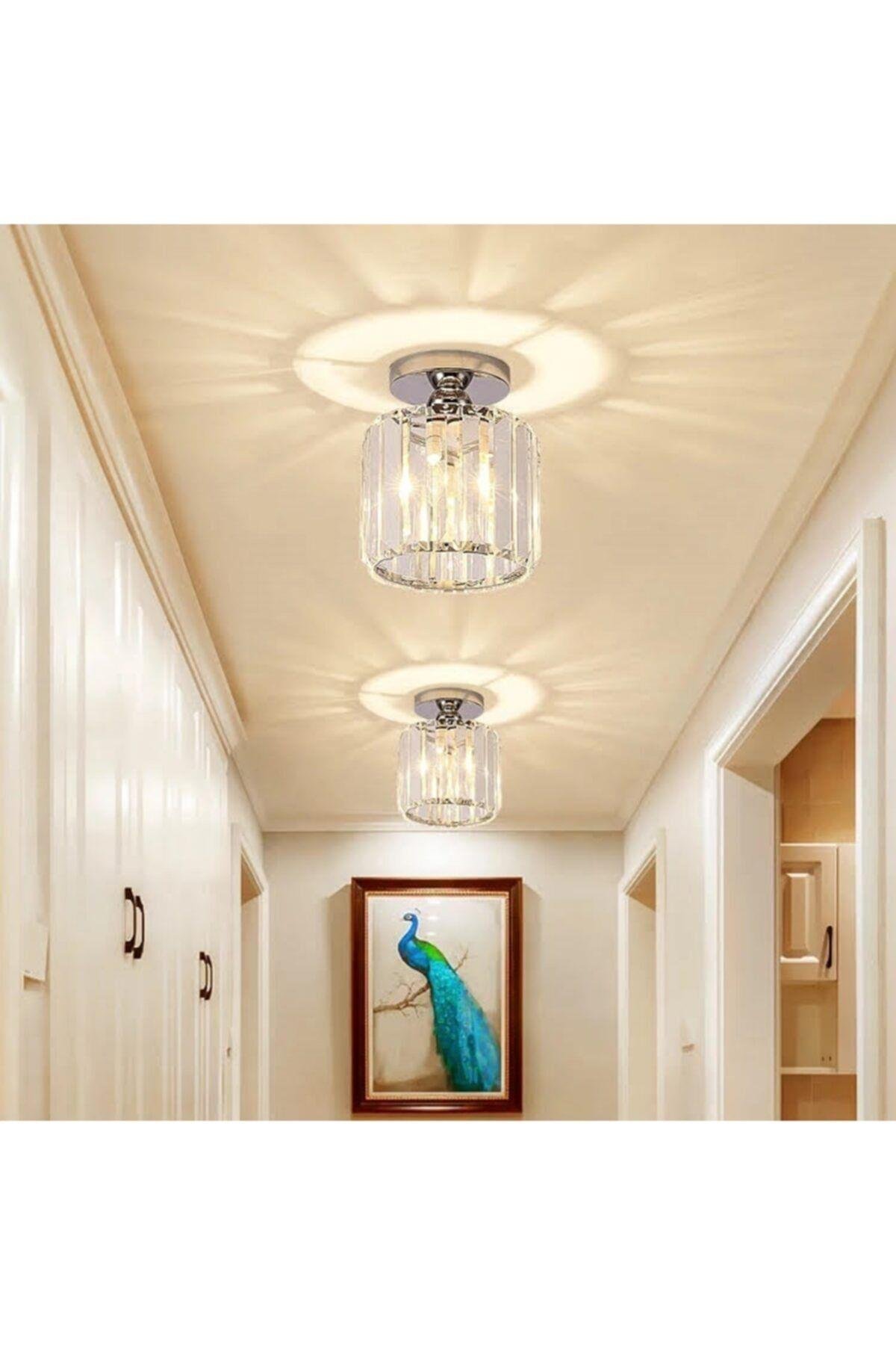 Modern Plafonyer Avize 2 Adet Set Fiyat Hol Antre Avize