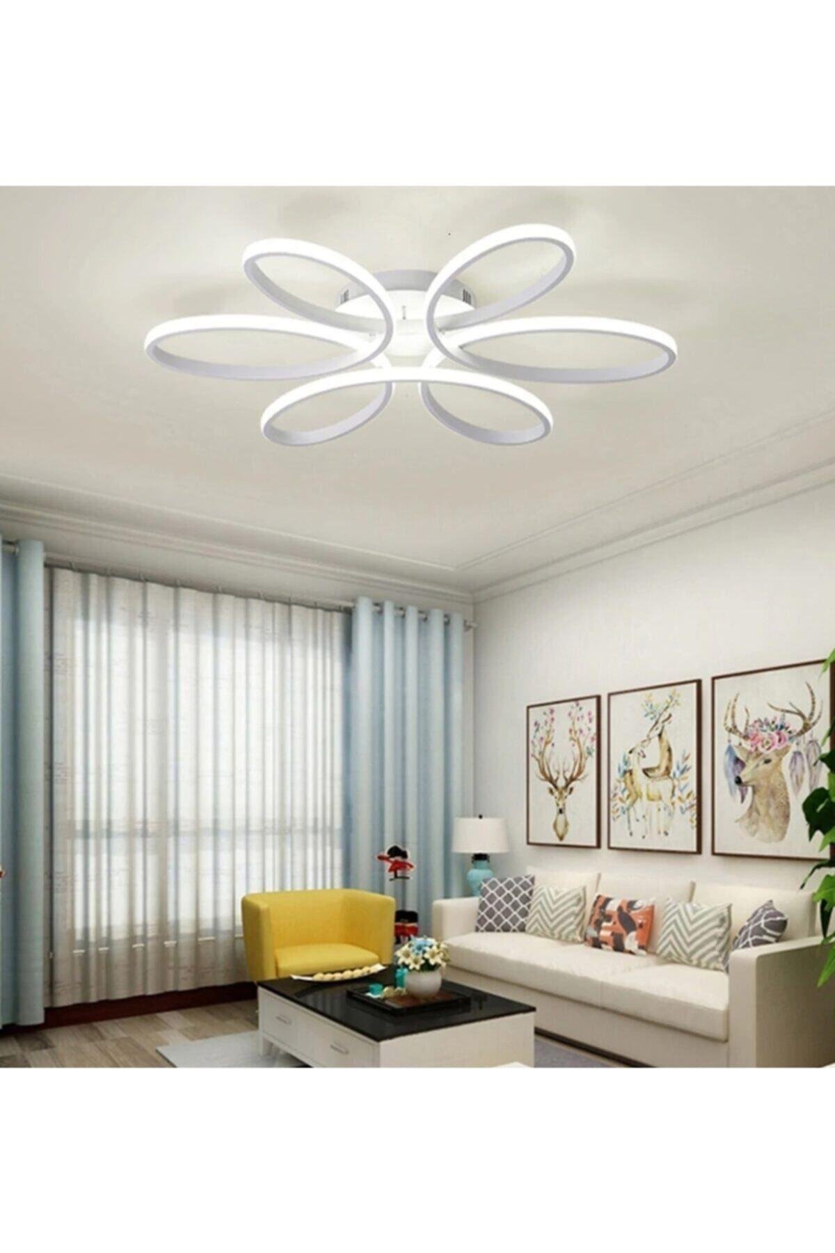 Modern Sarkıt Led Avize Krom Concept Ürün Power Led Avize Krom Gümüş