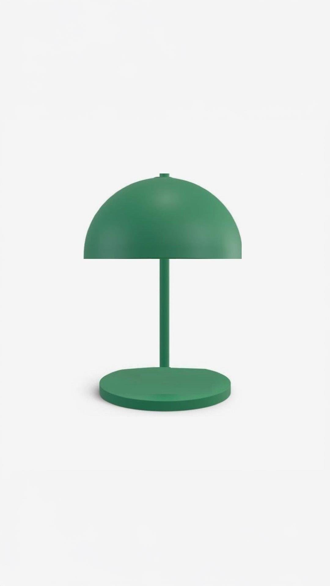 Modern Tasarım Mini Mars Abajur Kablolu Aç Kapa Buton Fişli Masa Lambası G9 Ampul Hariçtir Yeşil