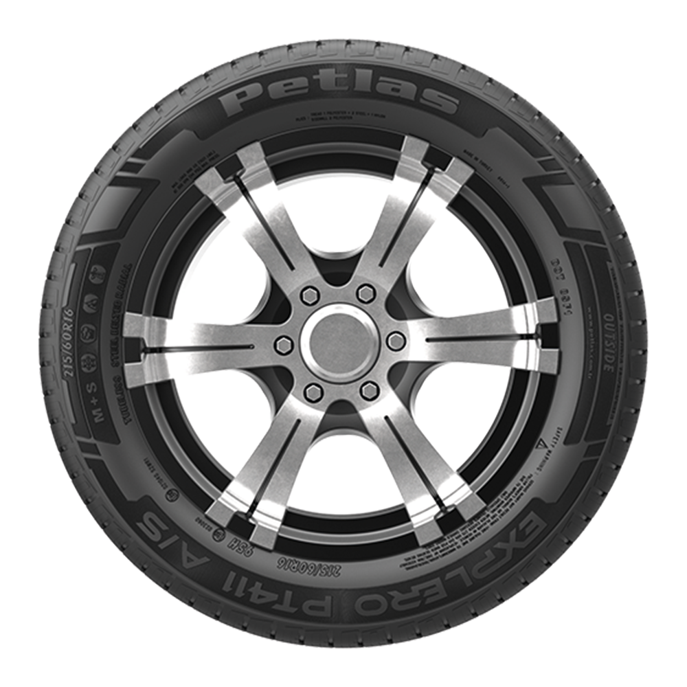 255/70R16 TL 111T EXPLERO A/S PT411 PETLAS  (C- E 4MEVSİM 72dB9 2557016 KAR LOGOLU (49/2023)