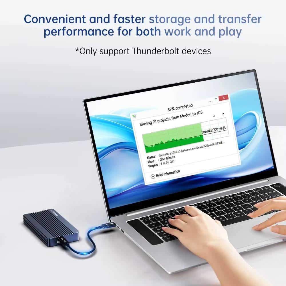 ACASIS 40Gbps M.2 NVMe SSD Kutusu