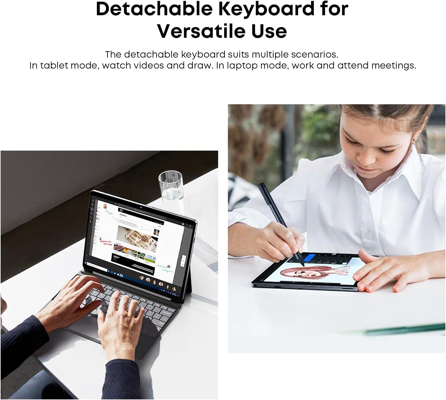 Chuwi HI10 Max 3K İntel N150CPU 1TB Depolama 12GB Ram WIN11PRO 2 In1 13'' Tablet Pc+Klavye+Kalem+Mouse+Türkçe Klavye Sticker