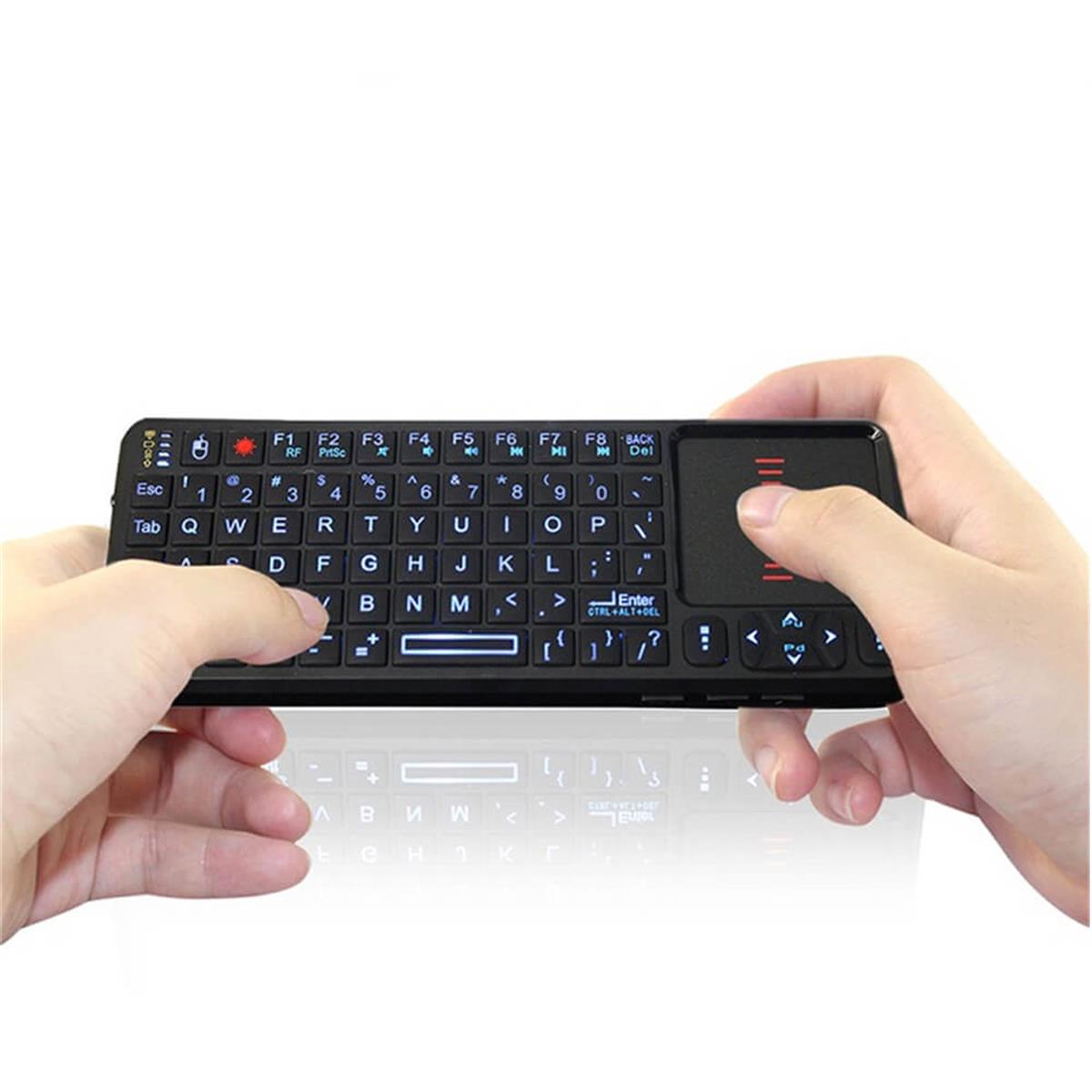Techstorm LASER Kablosuz Universal Mini Klavye - Touchpad