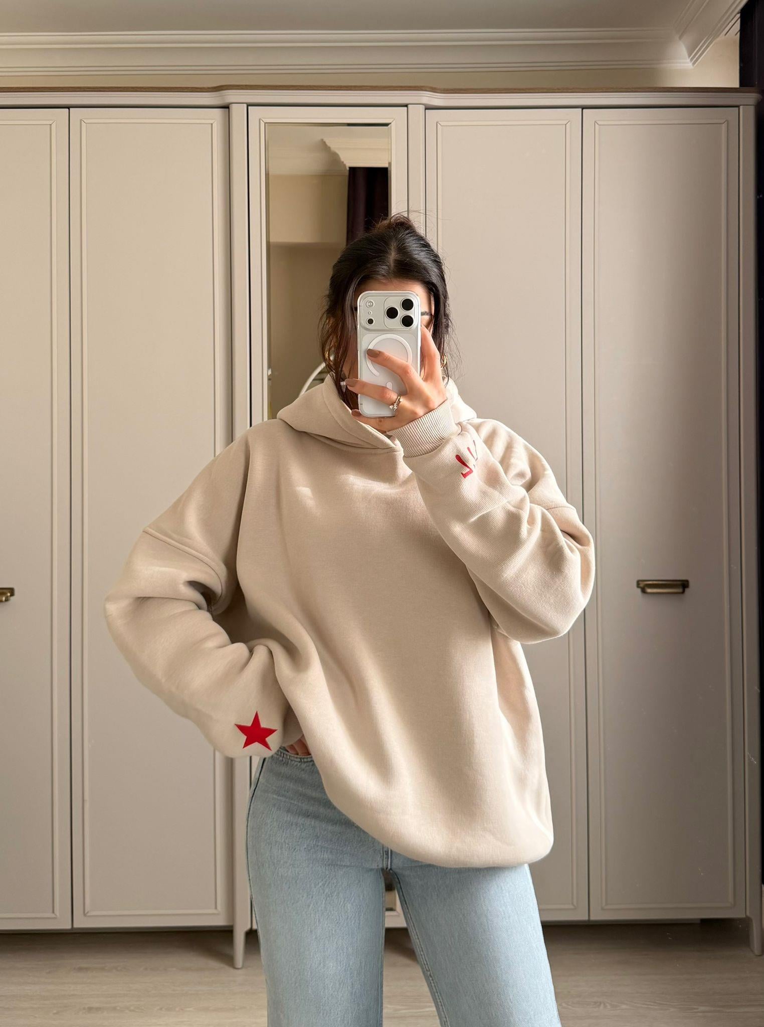 777 Luck Manifest Oversize Sweatshirt