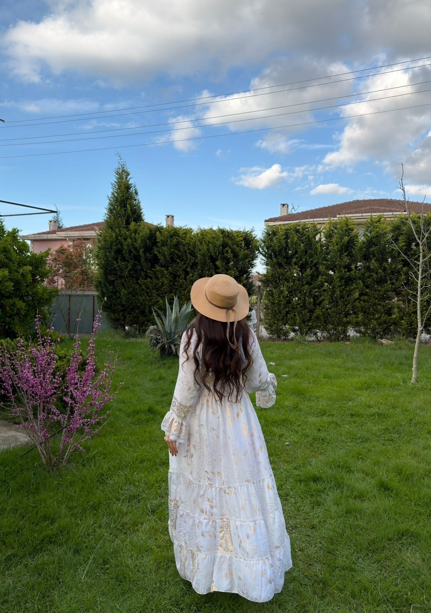 Althea Etnik Desen Bohem İpek Elbise VI