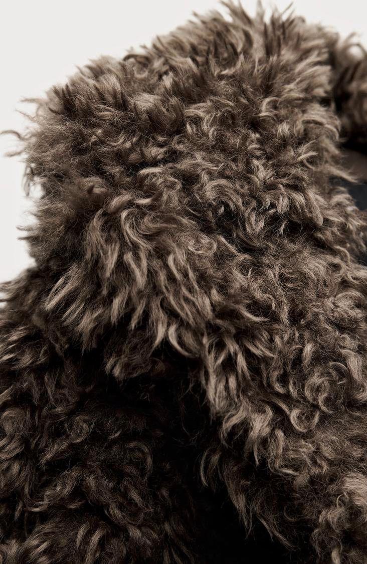 Curly ZR Model Astarlı Premium Kahverengi Kürk