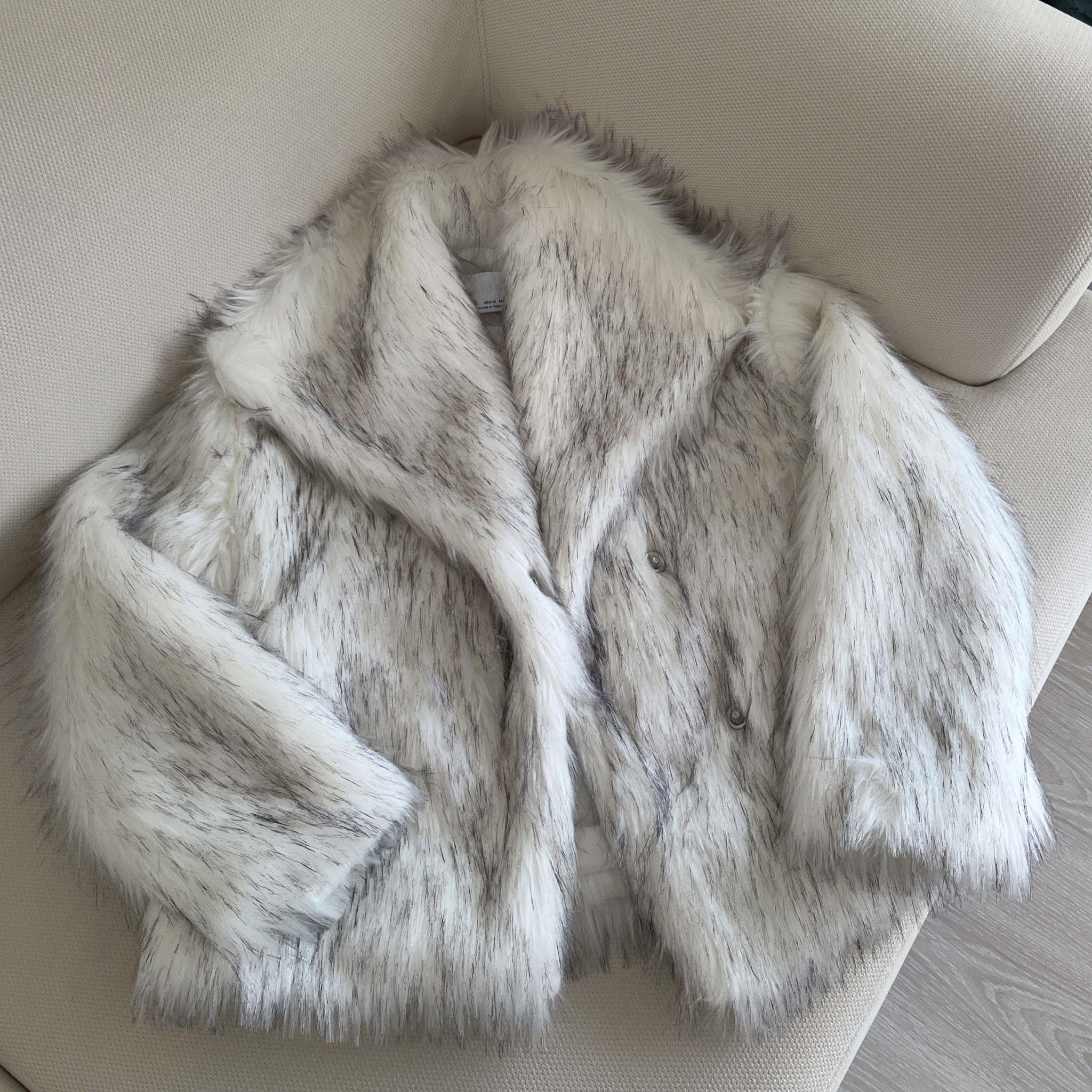 Foxy Katlı Yaka Premium Kürk