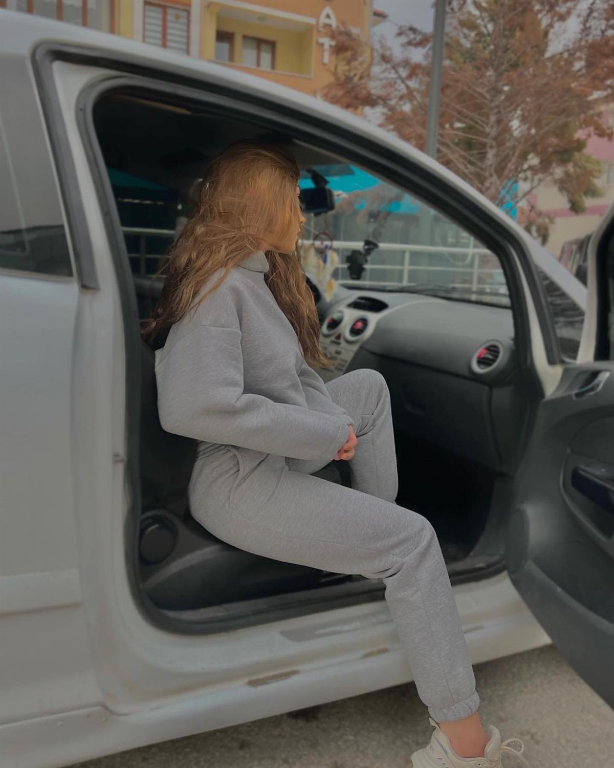 Gri Jogger Eşofman Takımı